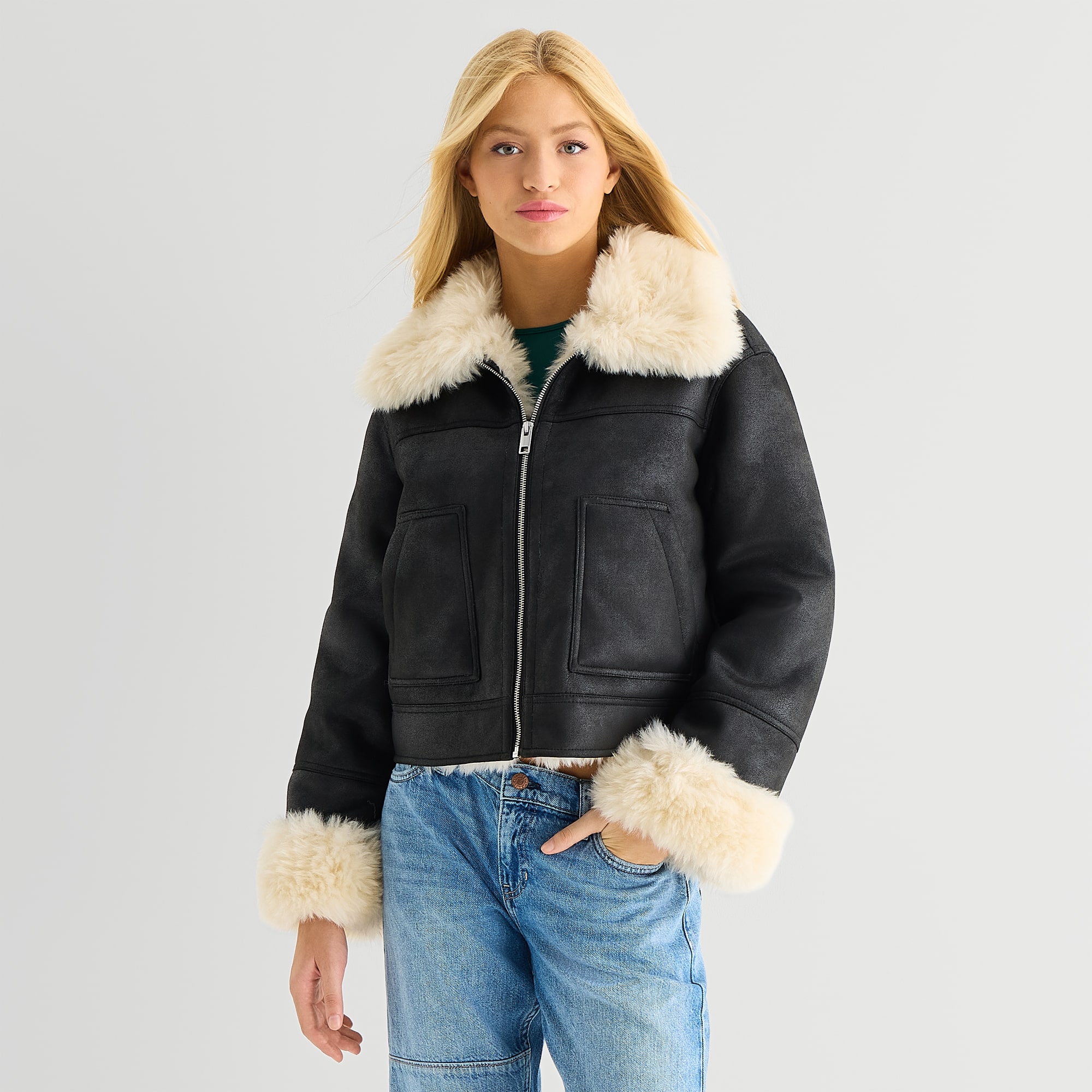Arizona Womens Juniors Heavyweight Bomber Jacket