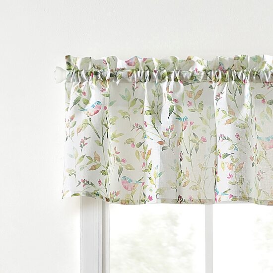 Martha Stewart Kensington Garden Rod Pocket Tailored Valance