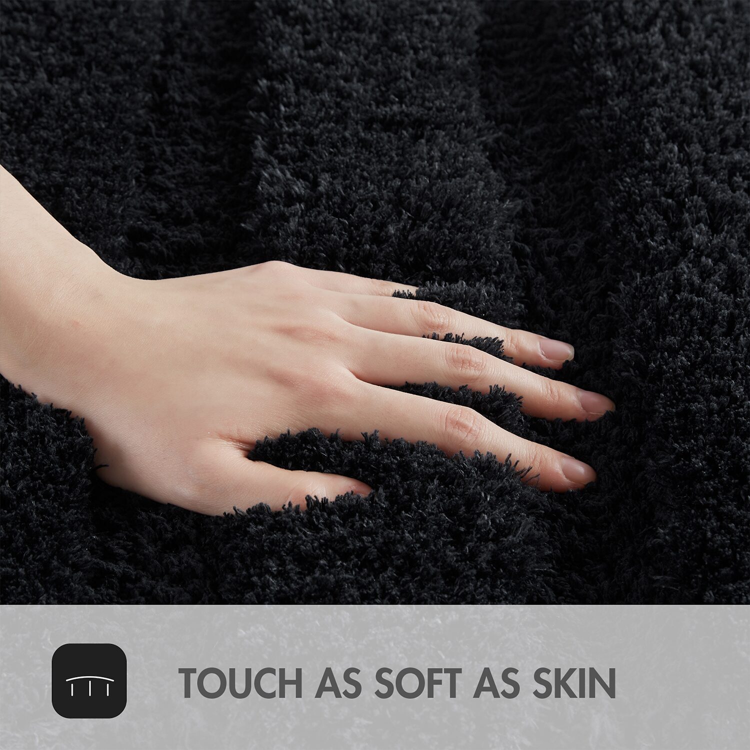 Madison Park Tufted Pearl Channel Soft Solid Bath Rug