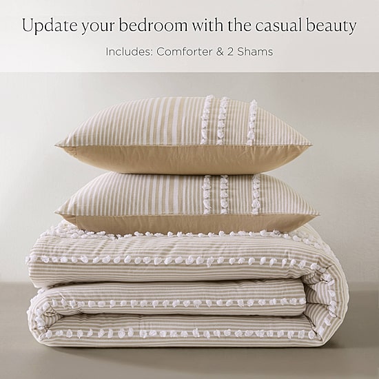 Harbor House Anslee 3-pc. Midweight Embroidered Comforter Set