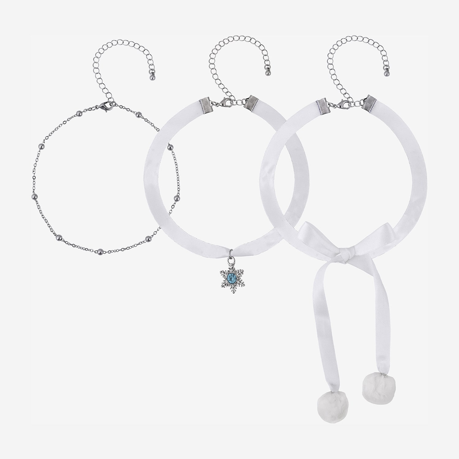 Arizona Womens Snowflake 12 Inch Choker Necklace