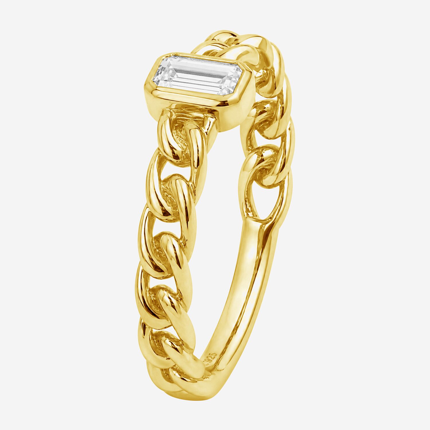 Limited Quantities! Womens 1/4 CT. T.W. Lab Grown White Diamond 14K Gold Over Silver Cocktail Ring