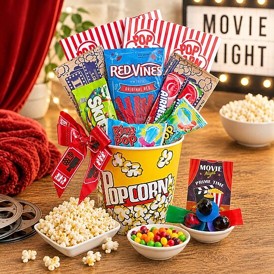 Alder Creek Pop-Ular Movie Gift Valentines Day Food Set