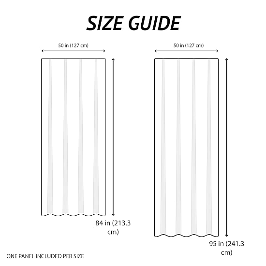Martha Stewart Plume Back Tab Light-Filtering Set of 2 Curtain Panel