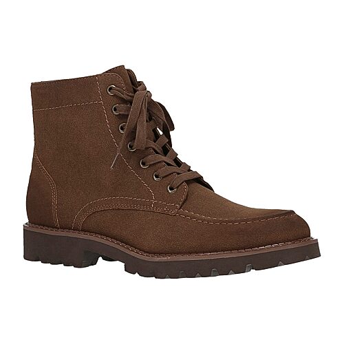 Frye And Co Mens Dominic Block Heel Lace Up Boots In Brown