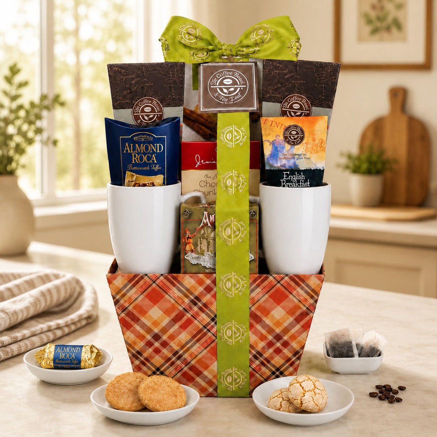 Alder Creek Coffee Bean & Tea Leaf Signature Blend Gift Basket