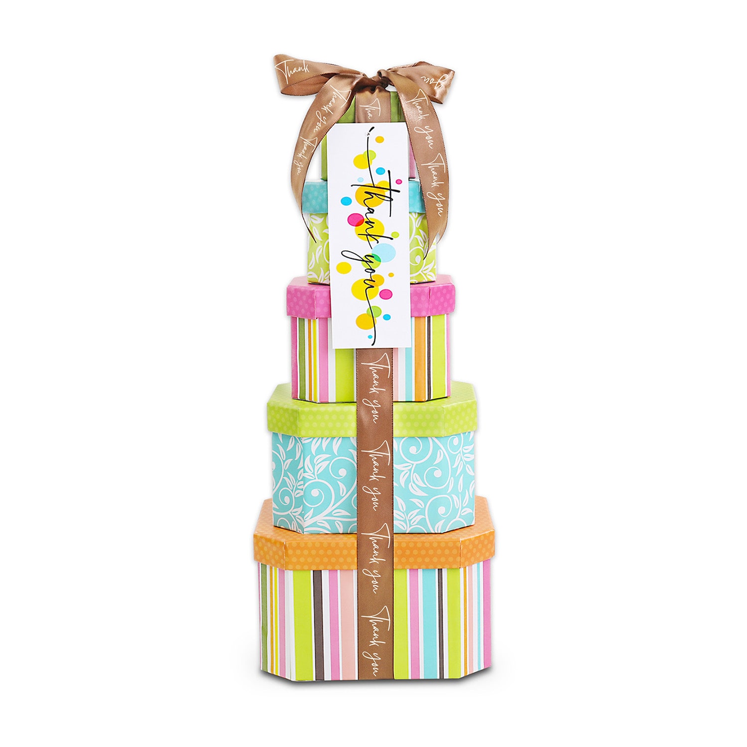 Alder Creek Thank You Treats Tower Gift Set
