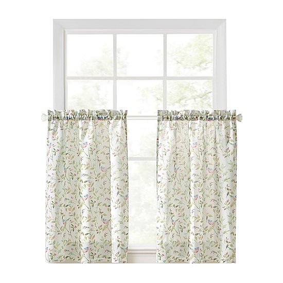 Martha Stewart Kensington Garden 2-pc. Rod Pocket Window Tier