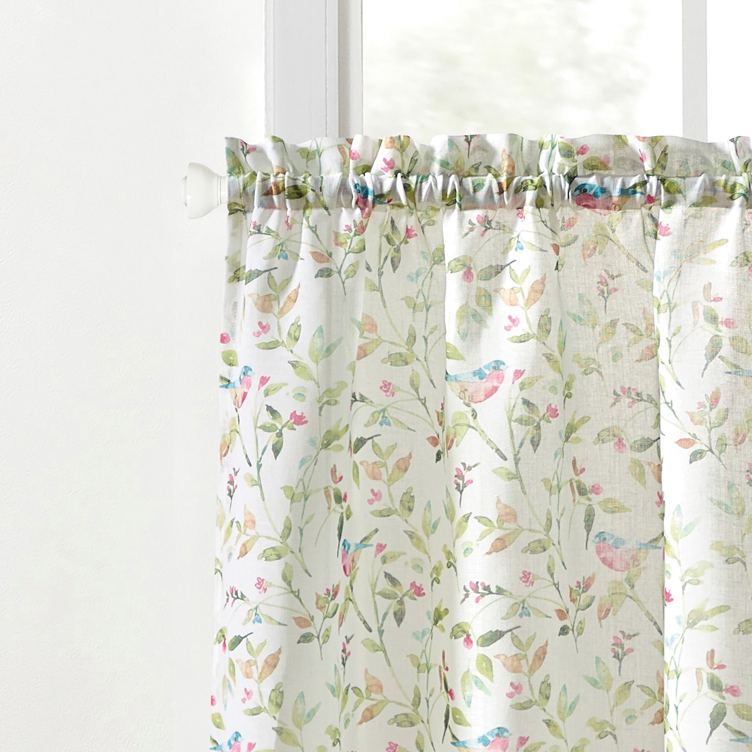Martha Stewart Kensington Garden 2-pc. Rod Pocket Window Tier