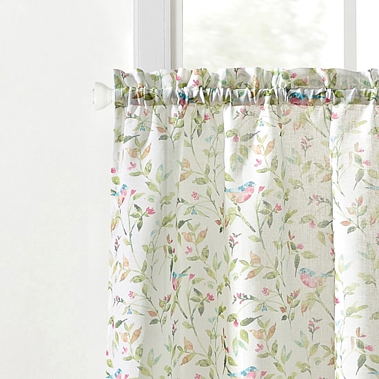 Martha Stewart Kensington Garden 2-pc. Rod Pocket Window Tier