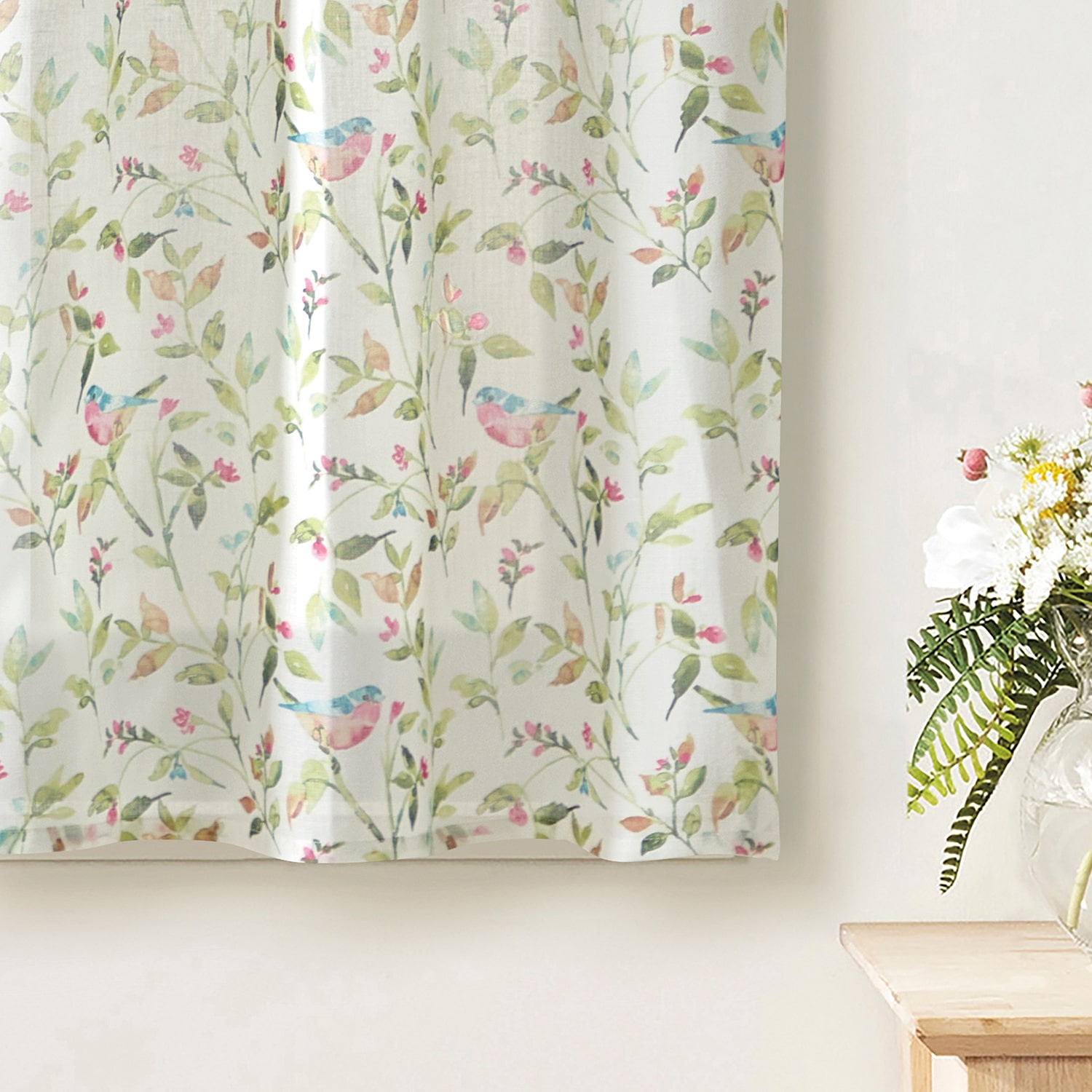 Martha Stewart Kensington Garden 2-pc. Rod Pocket Window Tier