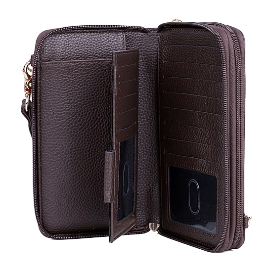 Julia Buxton Ultimate Womens RFID Blocking Checkbook Wallet