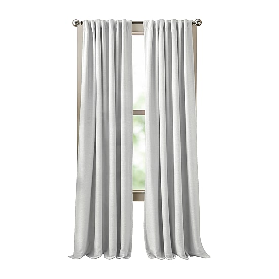 Martha Stewart Bethune Back Tab Blackout Set of 2 Curtain Panel