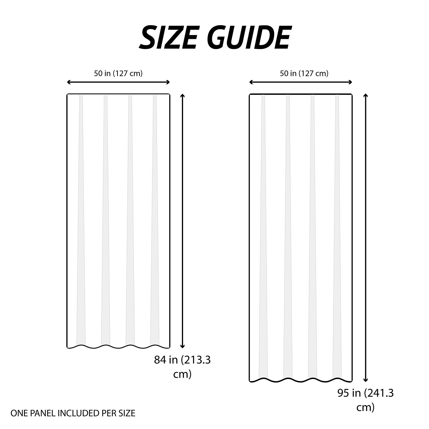 Martha Stewart Bethune Back Tab Blackout Set of 2 Curtain Panel