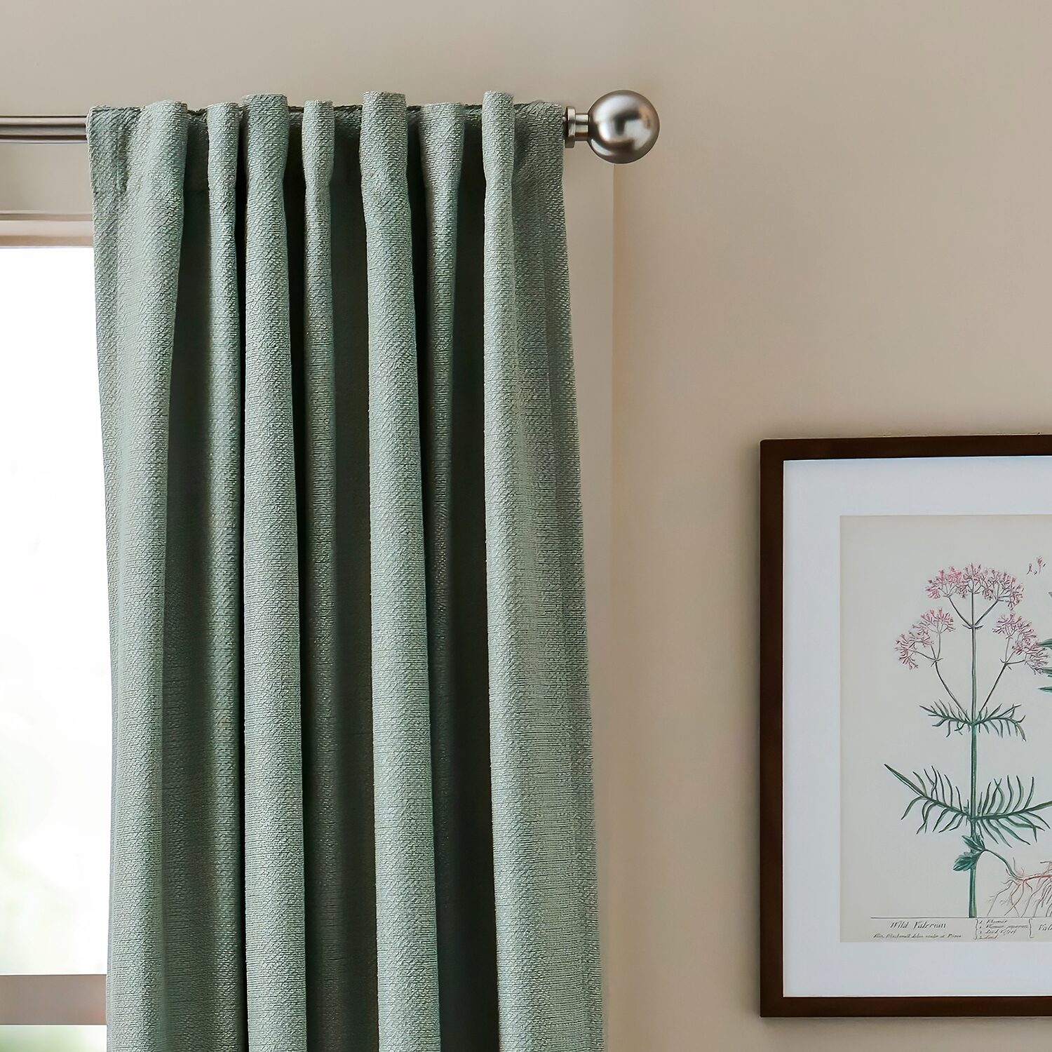Martha Stewart Bethune Back Tab Blackout Set of 2 Curtain Panel