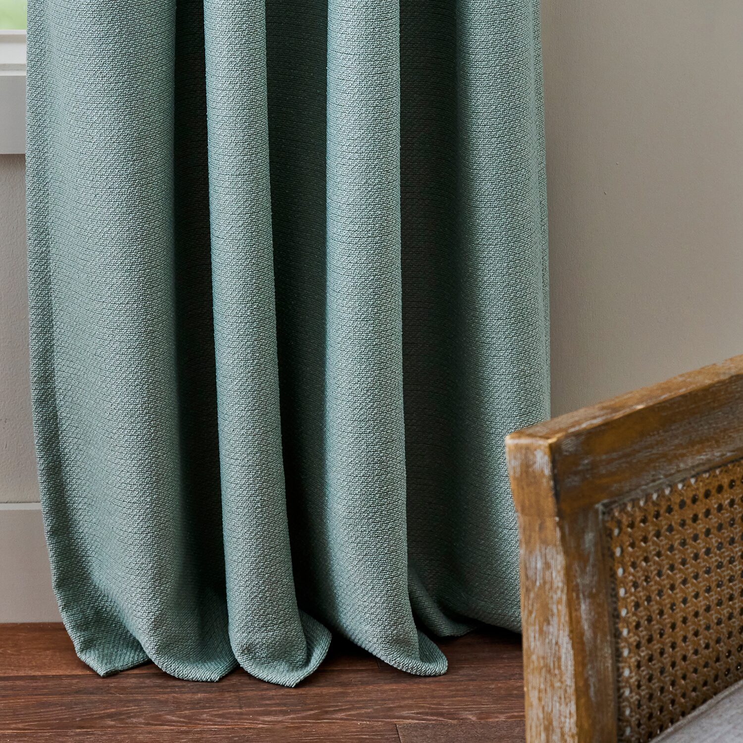 Martha Stewart Bethune Back Tab Blackout Set of 2 Curtain Panel