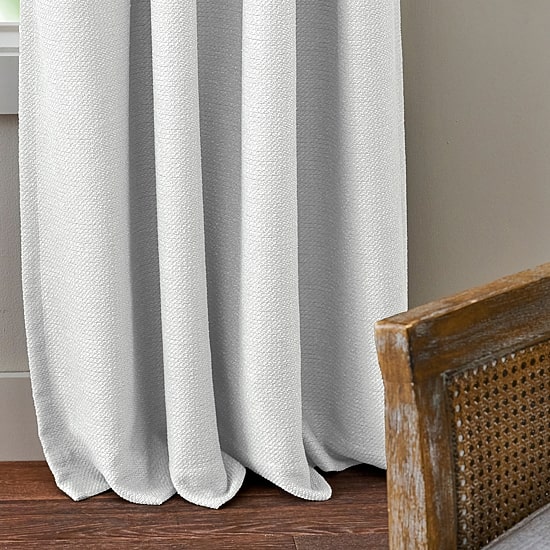 Martha Stewart Bethune Back Tab Blackout Set of 2 Curtain Panel