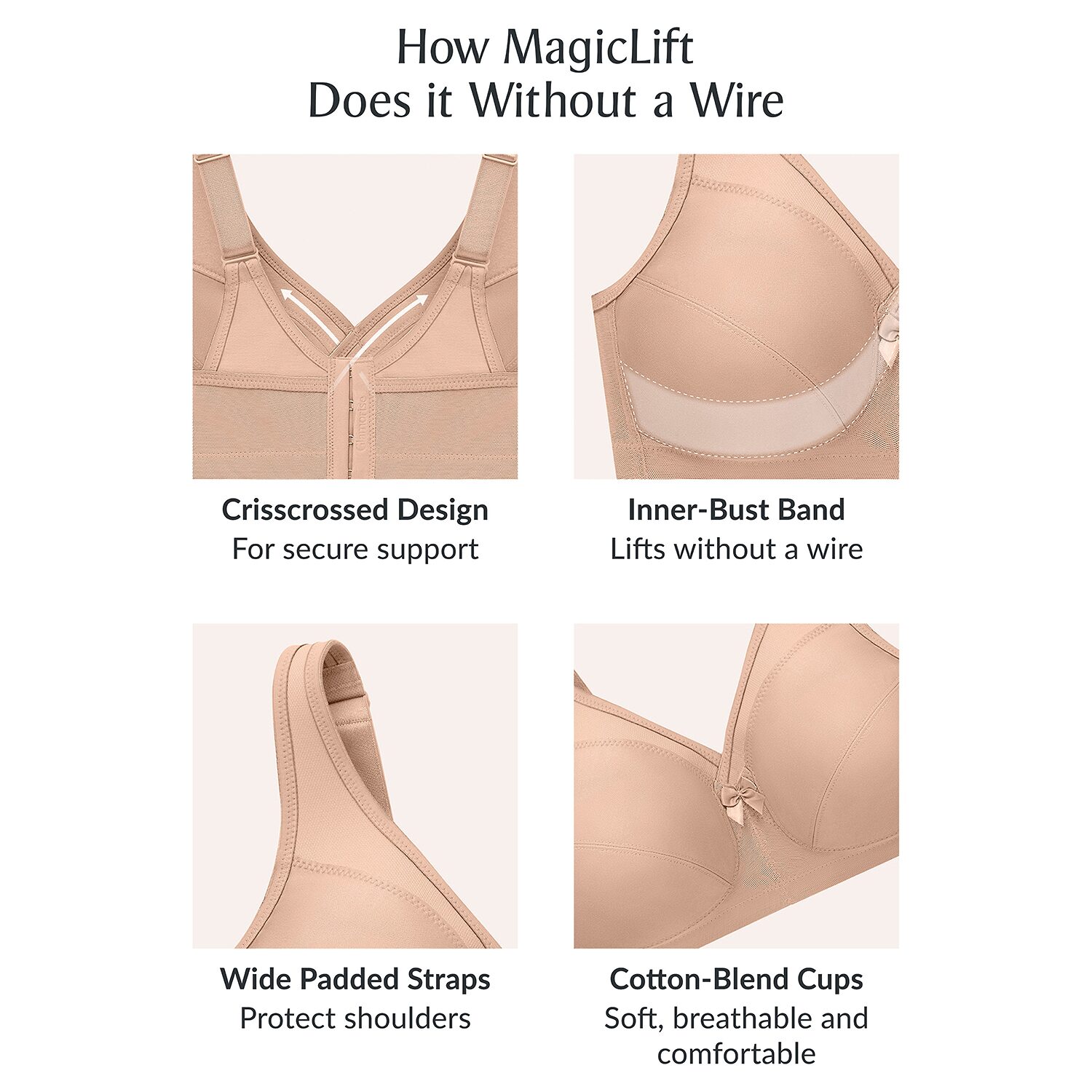 Glamorise Full Coverage Wireless Bra 1005