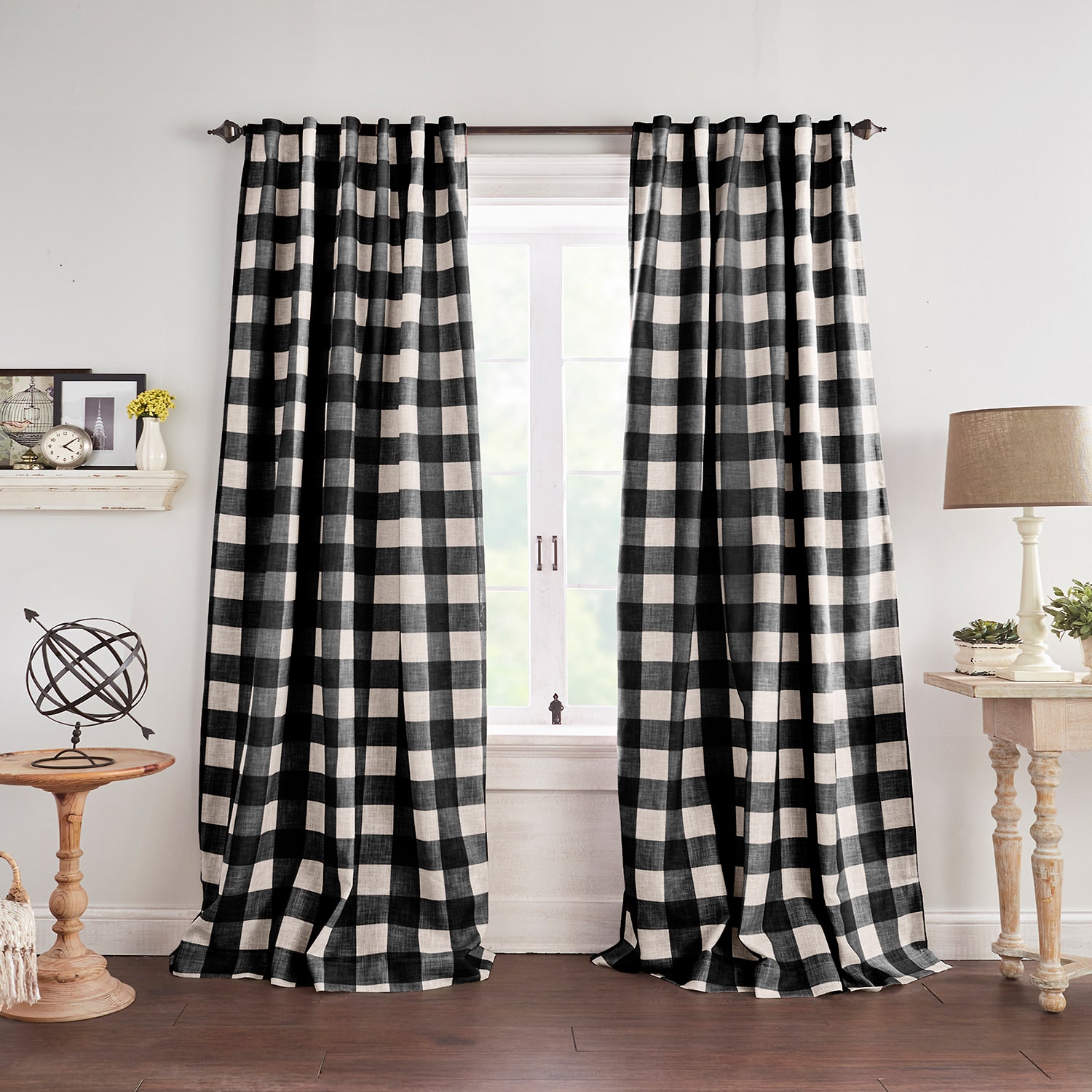 Threadmade Grainger Rod Pocket Back Tab Energy Saving Blackout Single Curtain Panel