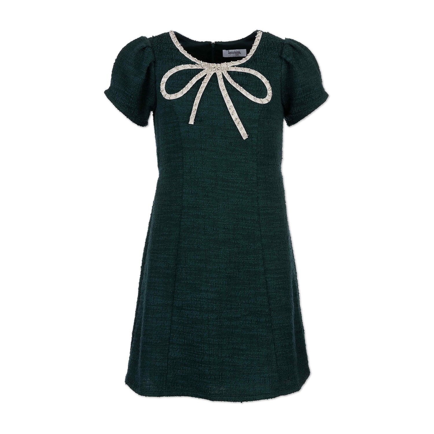 Speechless Big Kid Girls Short Sleeve Cap Sheath Dress