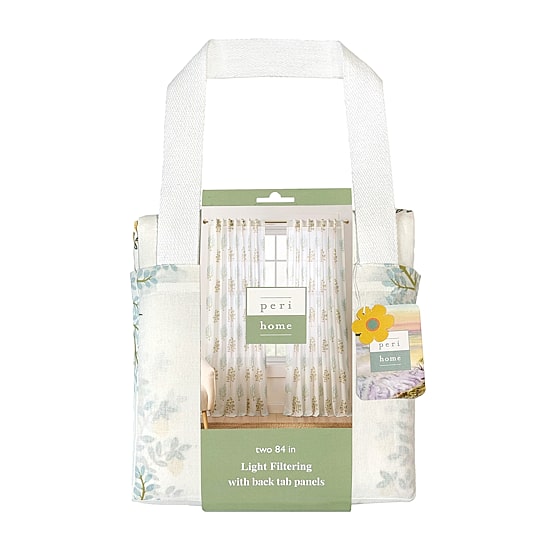 Peri Home Trees Set With Tote Back Tab Light-Filtering Set of 2 Curtain Panel