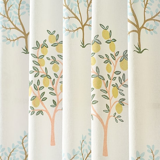 Peri Home Trees Set With Tote Back Tab Light-Filtering Set of 2 Curtain Panel