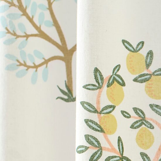 Peri Home Trees Set With Tote Back Tab Light-Filtering Set of 2 Curtain Panel