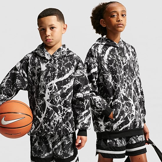 Nike Club Big Kid Unisex Long Sleeve Fleece Active Hoodie