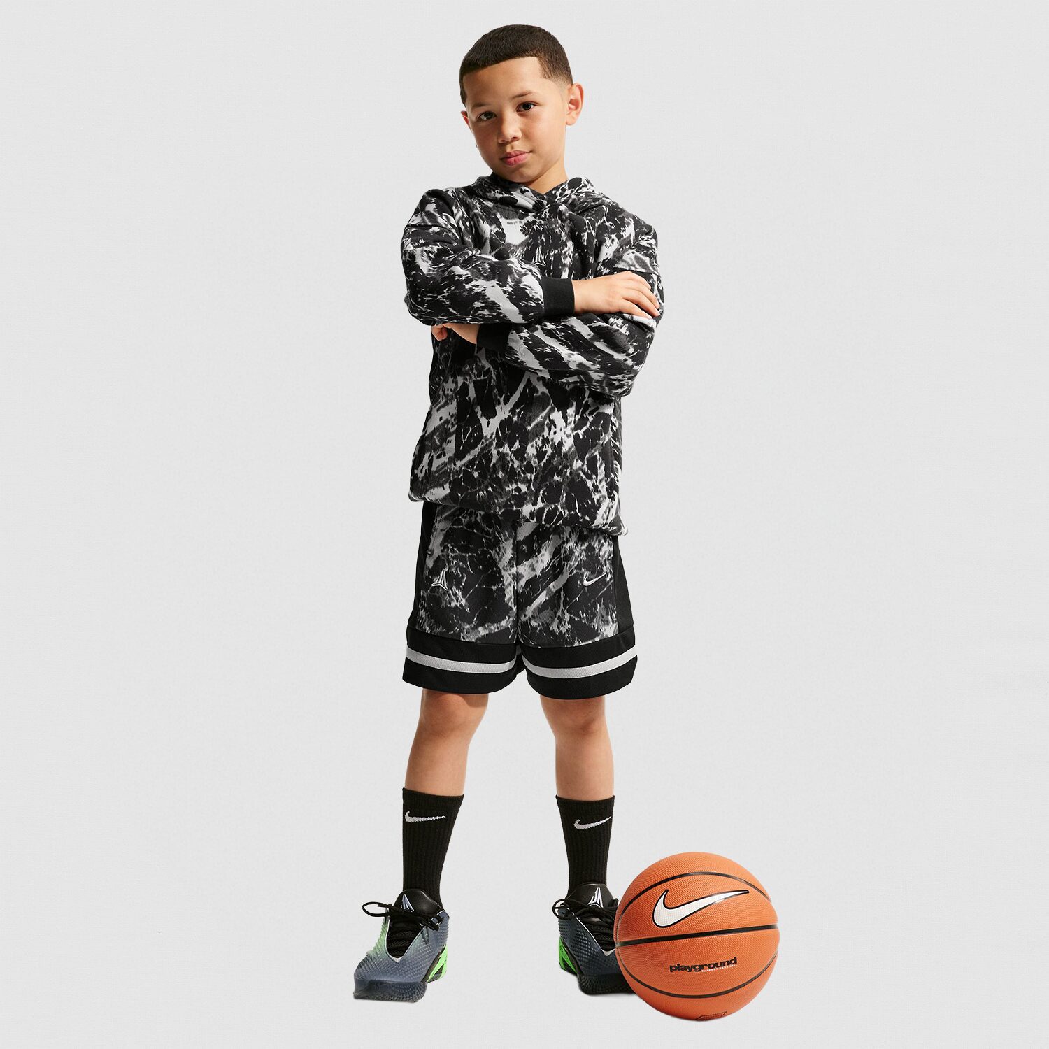 Nike Club Big Kid Unisex Long Sleeve Fleece Active Hoodie