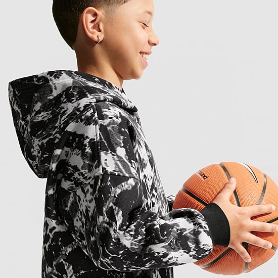 Nike Club Big Kid Unisex Long Sleeve Fleece Active Hoodie