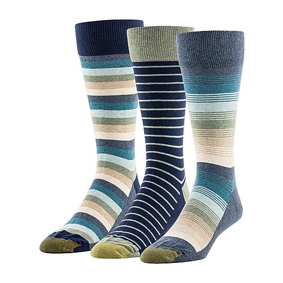 Gold Toe Mens 3 Pair Crew Socks