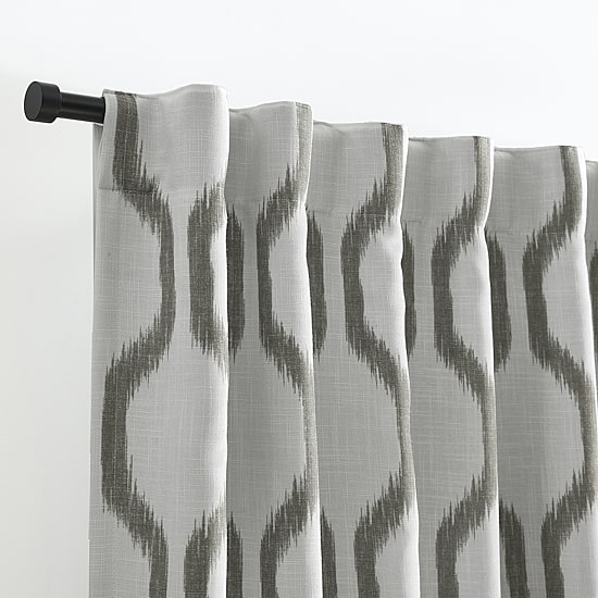 Threadmade Renzo Rod Pocket Back Tab Blackout Single Curtain Panel