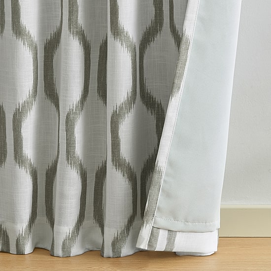 Threadmade Renzo Rod Pocket Back Tab Blackout Single Curtain Panel