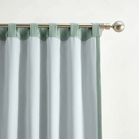 Lenox Serene Rod Pocket Back Tab Blackout Single Curtain Panel