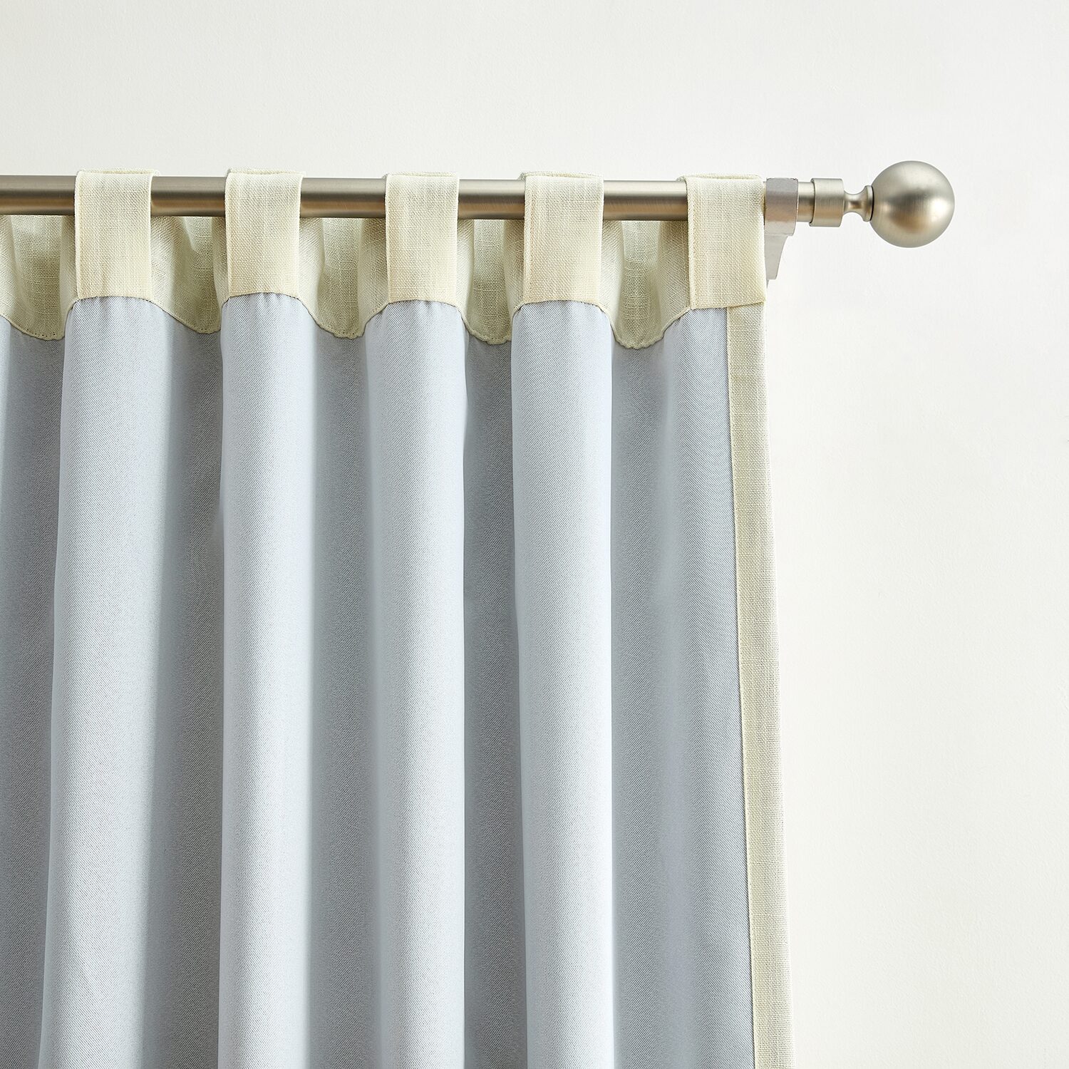 Lenox Serene Rod Pocket Back Tab Blackout Single Curtain Panel