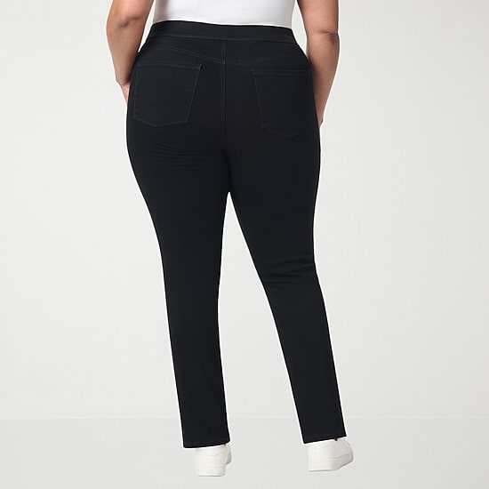 Gloria Vanderbilt Amanda Womens Plus High Rise Slim Fit Jean