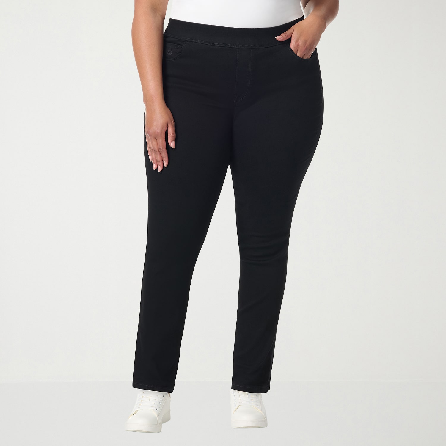 Gloria Vanderbilt Amanda Womens Plus High Rise Slim Fit Jean