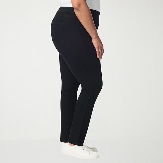 Gloria Vanderbilt Amanda Womens Plus High Rise Slim Fit Jean