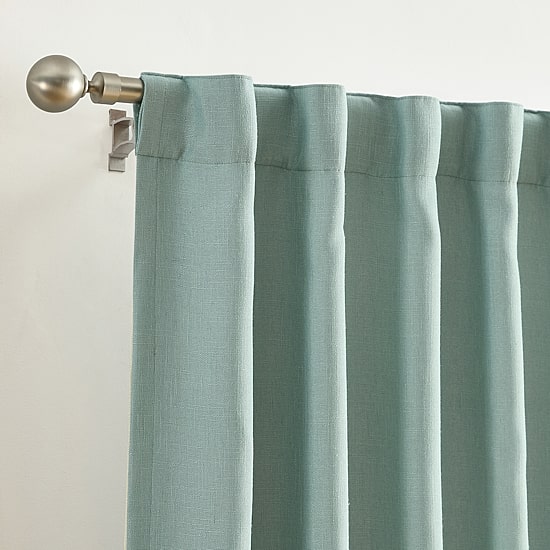 Lenox Serene Rod Pocket Back Tab Blackout Single Curtain Panel