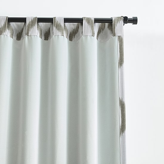 Threadmade Renzo Rod Pocket Back Tab Blackout Single Curtain Panel