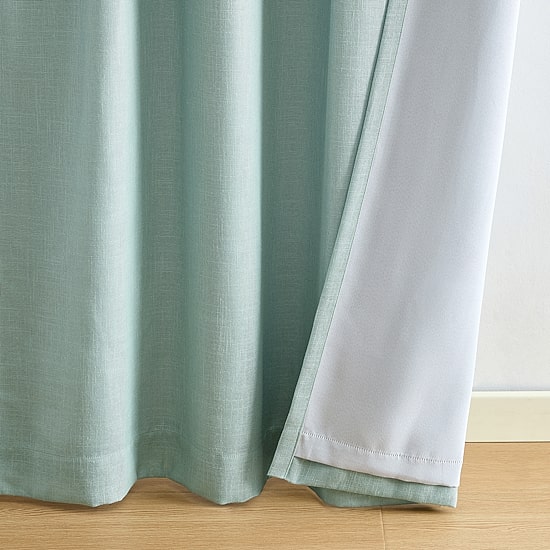 Lenox Serene Rod Pocket Back Tab Blackout Single Curtain Panel