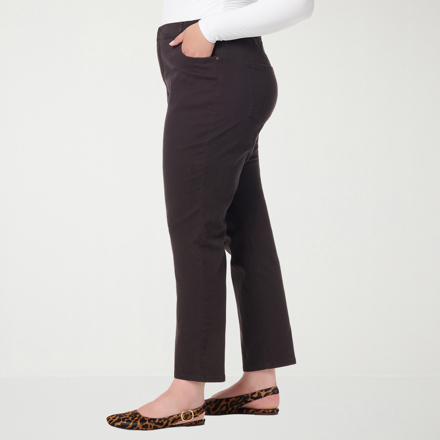 Gloria Vanderbilt Amanda Womens Plus High Rise Slim Fit Jean