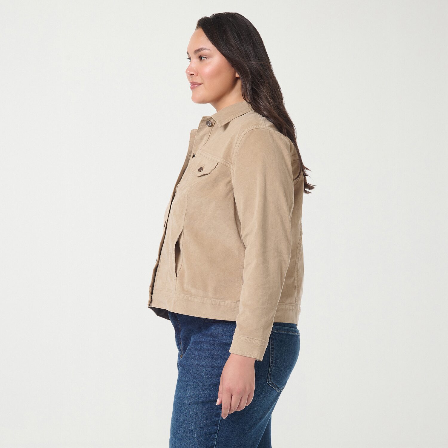 Gloria Vanderbilt Amanda Womens Plus Midweight Jacket