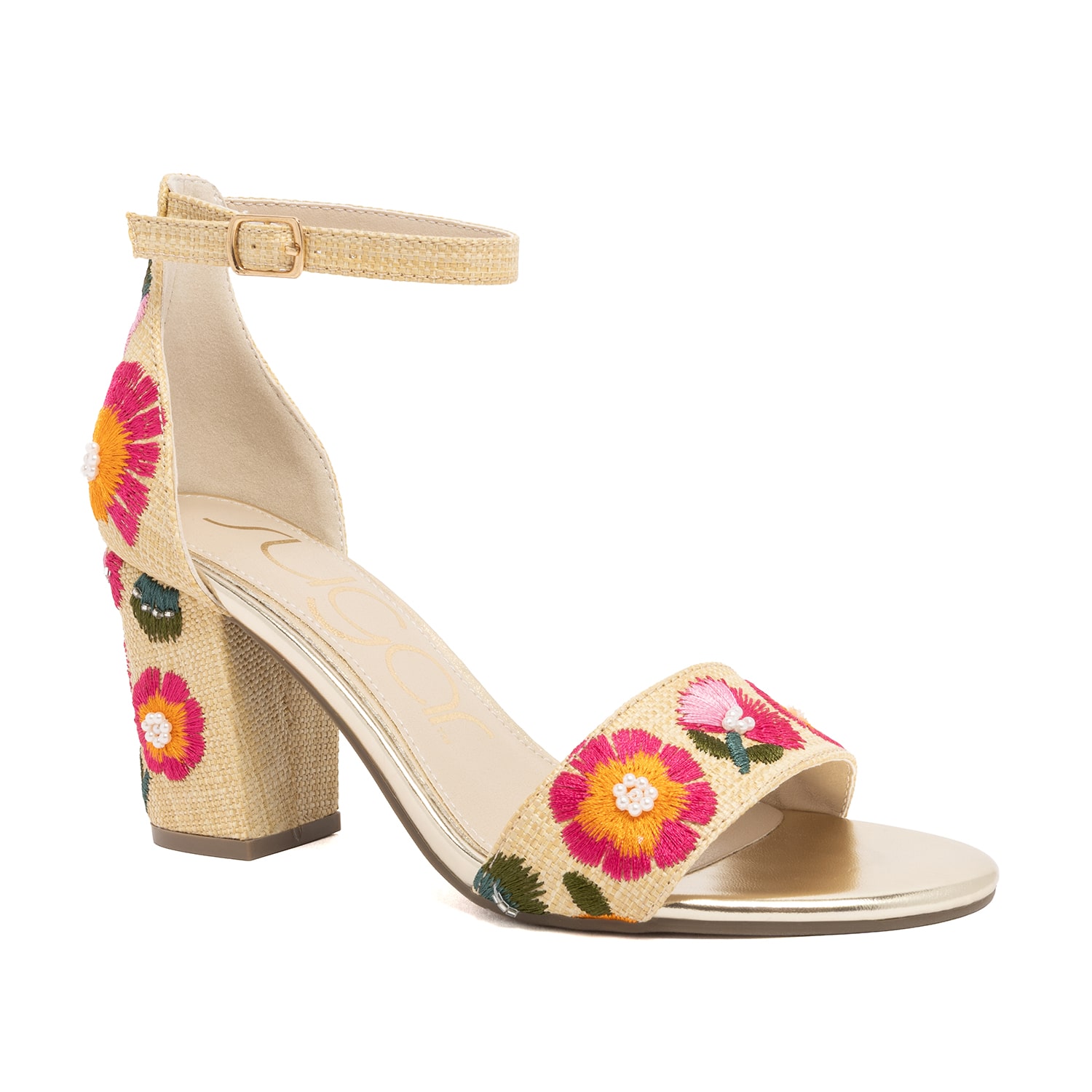 Sugar Womens Machelene Heeled Sandals