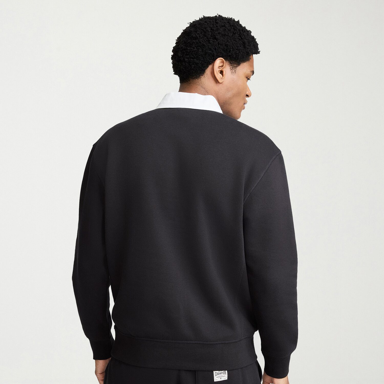 Champion Mens Long Sleeve Classic Fit Rugby Shirt