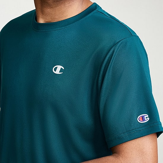 Champion Mens Crew Neck Short Sleeve Active T-Shirt