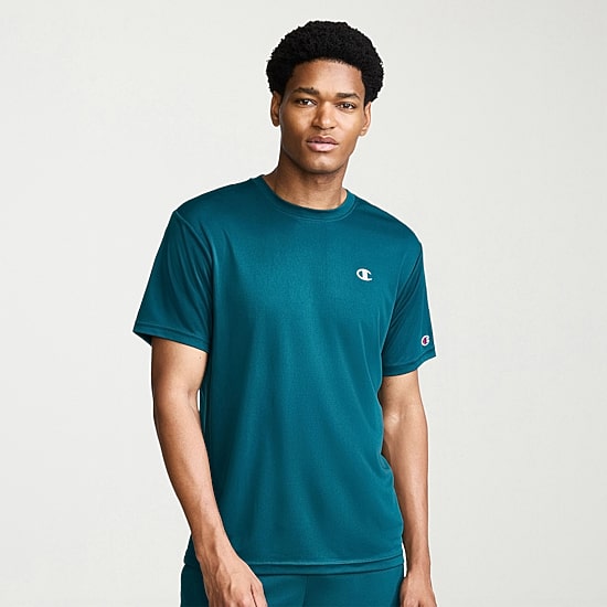 Champion Mens Crew Neck Short Sleeve Active T-Shirt