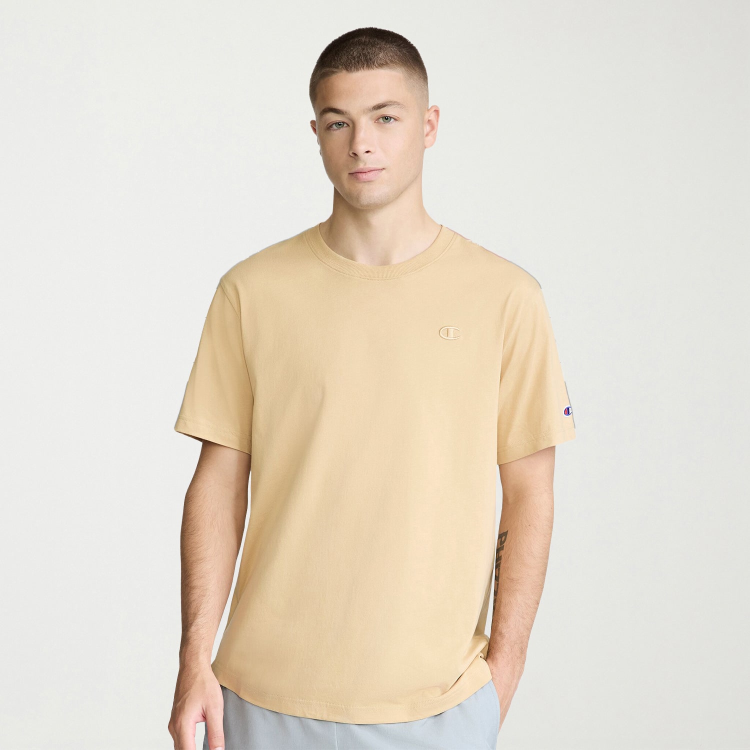 Champion Mens Round Neck Short Sleeve T-Shirt