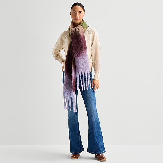 A.N.A Brushed Fashion\N Abstract Oblong Scarf