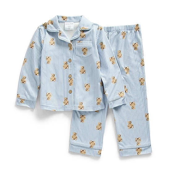 Jaclyn Toddler Boys Long Sleeve 2-pc. Pajama Set